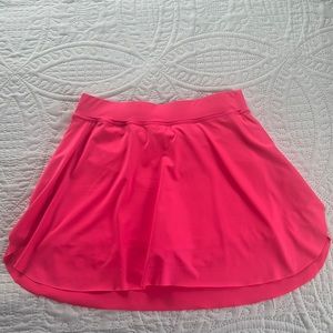 Hot pink tennis skirt
